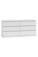 Obrázok pre Topeshop M6 140 BIEL 2X3 komoda