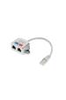 Obrázok pre Adaptér Lanberg lan rj45/2x rj45 ftp splitter ad-0026-s