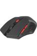 Obrázok pre DEFENDER MOUSE ACCURA MM-275 RF BLACK/RED OPTICAL 1600DPI 6P