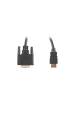 Obrázok pre Lanberg CA-HDDV-20CU-0018-BK adaptér k video kabelům 1,8 m HDMI Typ A (standardní) DVI-D Černá