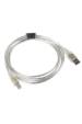 Obrázok pre Lanberg CA-USBA-12CC-0018-TR USB kabel USB 2.0 1,8 m USB B Průhledná