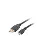 Obrázok pre Lanberg CA-USBM-10CC-0018-BK USB kabel USB 2.0 1,8 m Micro-USB B USB A Černá