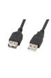 Obrázok pre Lanberg CA-USBE-10CC-0007-BK USB kabel USB 2.0 0,7 m USB A Černá