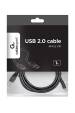 Obrázok pre Gembird USB-A/USB-C, 1m USB kabel USB 2.0 USB A USB C Černá
