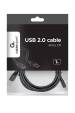 Obrázok pre Gembird USB-A/USB-C, 1m USB kabel USB 2.0 USB A USB C Černá
