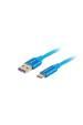 Obrázok pre Lanberg CA-USBO-21CU-0010-BL USB kabel USB 2.0 1 m USB A USB C Modrá