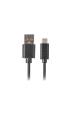 Obrázok pre Lanberg CA-USBO-31CU-0018-BK USB kabel 1,8 m USB 3.2 Gen 1 (3.1 Gen 1) USB C USB A Černá