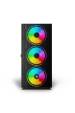 Obrázok pre SAVIO PC skříně Raptor X1 ARGB Glass/Mesh Černá
