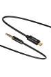 Obrázok pre Audio kabel z USB-C na 3,5mm mini jack Baseus Yiven 1,2 m (černý)