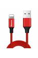 Obrázok pre Kabel Baseus Yiven Lightning - USB-A 180 cm (červená)