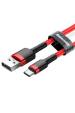 Obrázok pre Kabel USB-C Baseus Cafule 2A 2m (červený)