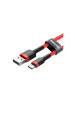 Obrázok pre Kabel USB-C Baseus Cafule 2A 2m (červený)