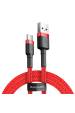 Obrázok pre Kabel USB-C Baseus Cafule 2A 2m (červený)