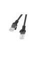 Obrázok pre Lanberg PCU6-10CC-0025-BK síťový kabel Černá 0,25 m Cat6 U/UTP (UTP)