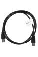 Obrázok pre Lanberg CA-USBA-20CU-0010-BK USB kabel 1m 2.0 USB A Černá