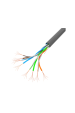Obrázok pre LANBERG LAN UTP KABEL 100MB/S 305M DRÁT CCA ŽLUTÝ