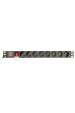 Obrázok pre Gembird EG-PDU-014-C14 napěťová distribuční jednotka (PDU) 8 AC zásuvky / AC zásuvek 1U Černá