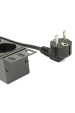 Obrázok pre EnerGenie EG-PDU-014 Jednotka rozvaděče napájení (8 zásuvek Schuko, 1U, 16A, zástrčka Schuko, 3 m, černá barva)