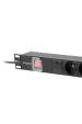 Obrázok pre LANBERG POWER STRIP RACK PDU 19" (1U, 16A, 6X 230V PL, 2m)