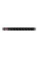 Obrázok pre LANBERG RACK PDU 19" (1U, 16A, 8X 230V EN, 2m) napájecí lišta