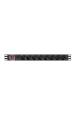 Obrázok pre LANBERG POWER STRIP RACK PDU 19" (1U, 16A, 8X Shuko, 2m)