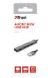 Obrázok pre Trust Halyx USB 2.0 480 Mbit/s Hliník