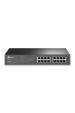 Obrázok pre TP-Link TL-SG1016PE Řízený L2 Gigabit Ethernet (10/100/1000) Podpora napájení po Ethernetu (PoE) 1U Černá