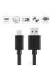 Obrázok pre UNITEK USB KABEL USB-A - USB-C 25CM, Y-C480BK