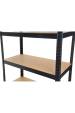 Obrázok pre Topeshop REGAŁ P9040 věšák na zahradní nářadí Volně stojící Pozinkovaná ocel, MDF