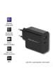 Obrázok pre Qoltec 51717 Nabíječka | 45 W | 5-20V | 2.25-3A | USB typu C PD | USB | Černá