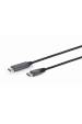 Obrázok pre Gembird CC-DP-HDMI-4K-6 adaptér k video kabelům 1,8 m DisplayPort HDMI Typ A (standardní) Černá