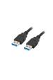 Obrázok pre Lanberg CA-USBA-30CU-0010-BK USB kabel 1m 3.0 USB A Černá