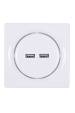 Obrázok pre Fibaro Walli N zásuvka 2x USB Bílá
