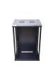 Obrázok pre Extralink 19" 18U 600x600 mm nástěnná skříň černá