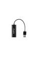 Obrázok pre Lanberg NC-0100-01 kabelové rozhraní a přechodky USB-A RJ-45 Černá