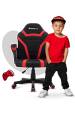 Obrázok pre Herní židle pro děti Huzaro Ranger 1.0 Red Mesh, černá, červená