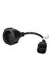 Obrázok pre Akyga AK-PC-10A napájecí kabel Černá 0,15 m CEE7/4