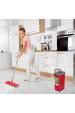Obrázok pre GreenBlue GB870 Plochý mop s kbelíkem a ždímáním, dvě kazety z mikrovlákna HQ, objem 5,7 l, MaxiClean
