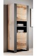 Obrázok pre WOOD knihovna 65x40x170,5 dub wotan + antracit