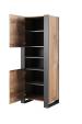 Obrázok pre WOOD knihovna 65x40x170,5 dub wotan + antracit