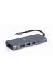 Obrázok pre Gembird A-CM-COMBO7-01 dokovací stanice/replikátor portů USB 3.2 Gen 1 (3.1 Gen 1) Type-A Šedá