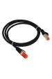 Obrázok pre AVIZIO KKS6CZA1.0 síťový kabel Černá 1 m Cat6 F/UTP (FTP)