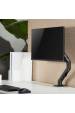 Obrázok pre Maclean MC-906 1-komorový držák monitoru s plynovou pružinou 17"-27" stolní držák rameno monitoru otočné naklápěcí otočné VESA 75x75 100x100 do 7 kg