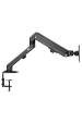 Obrázok pre Maclean MC-906 1-komorový držák monitoru s plynovou pružinou 17"-27" stolní držák rameno monitoru otočné naklápěcí otočné VESA 75x75 100x100 do 7 kg